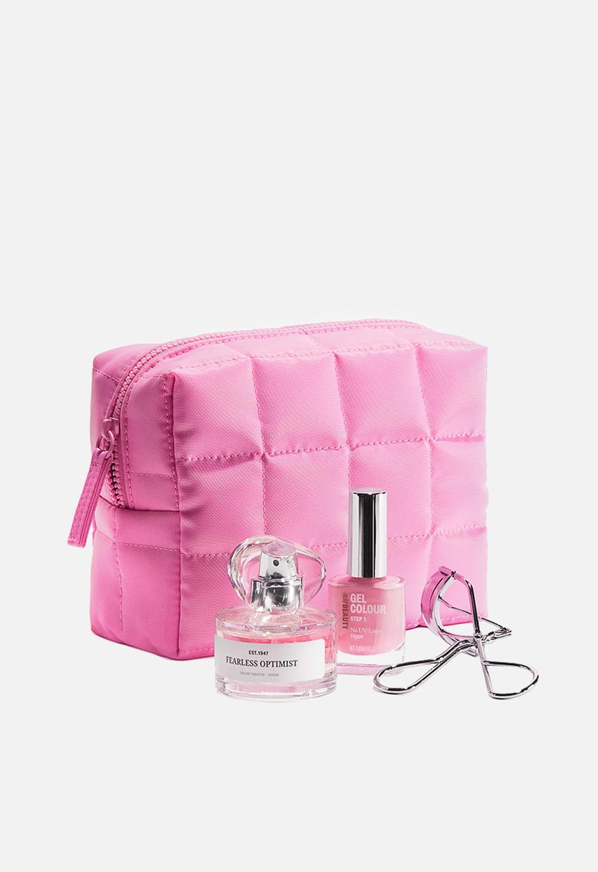 H&M - Quilted make-up bag - light pink