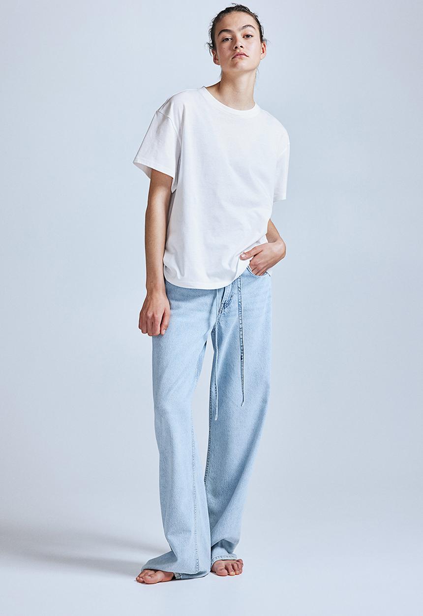 H&M - Oversized T-shirt - white