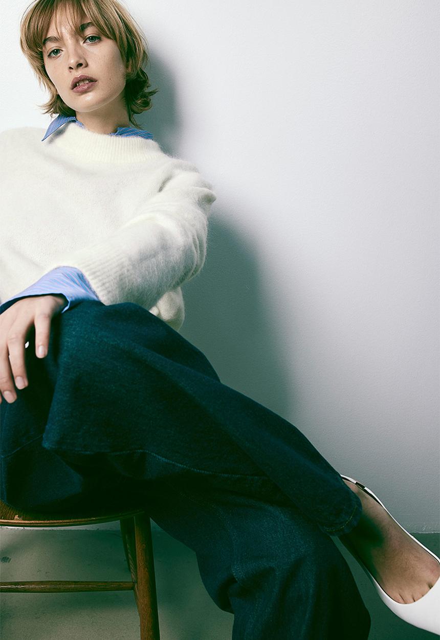 H&M - Mohair-blend jumper - cream