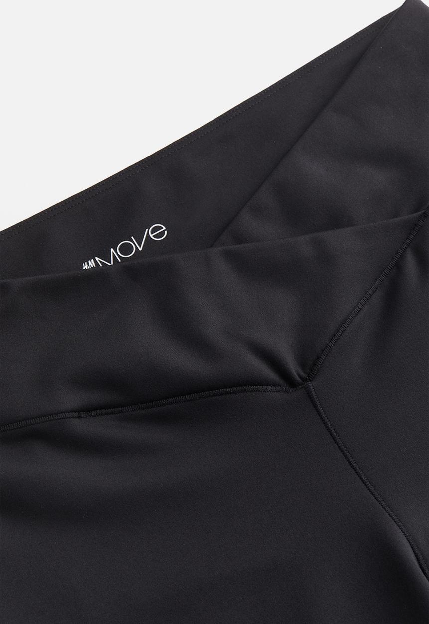 H&M - Softmove™ flared sports leggings - black