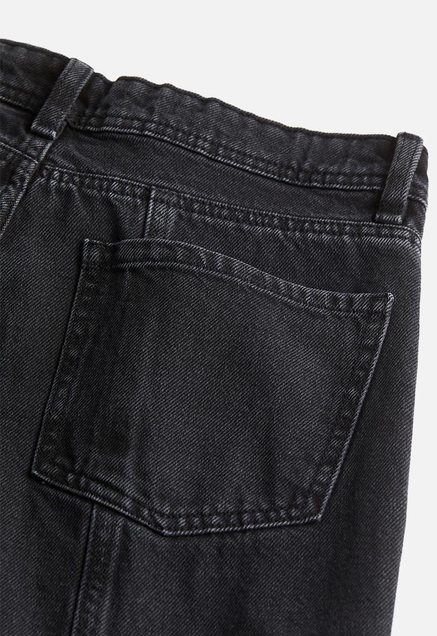 H&M - Wide regular jeans - black