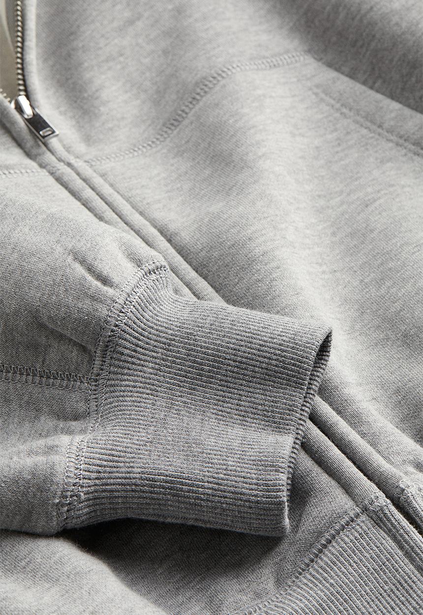 H&M - Oversized zip-through hoodie - grey
