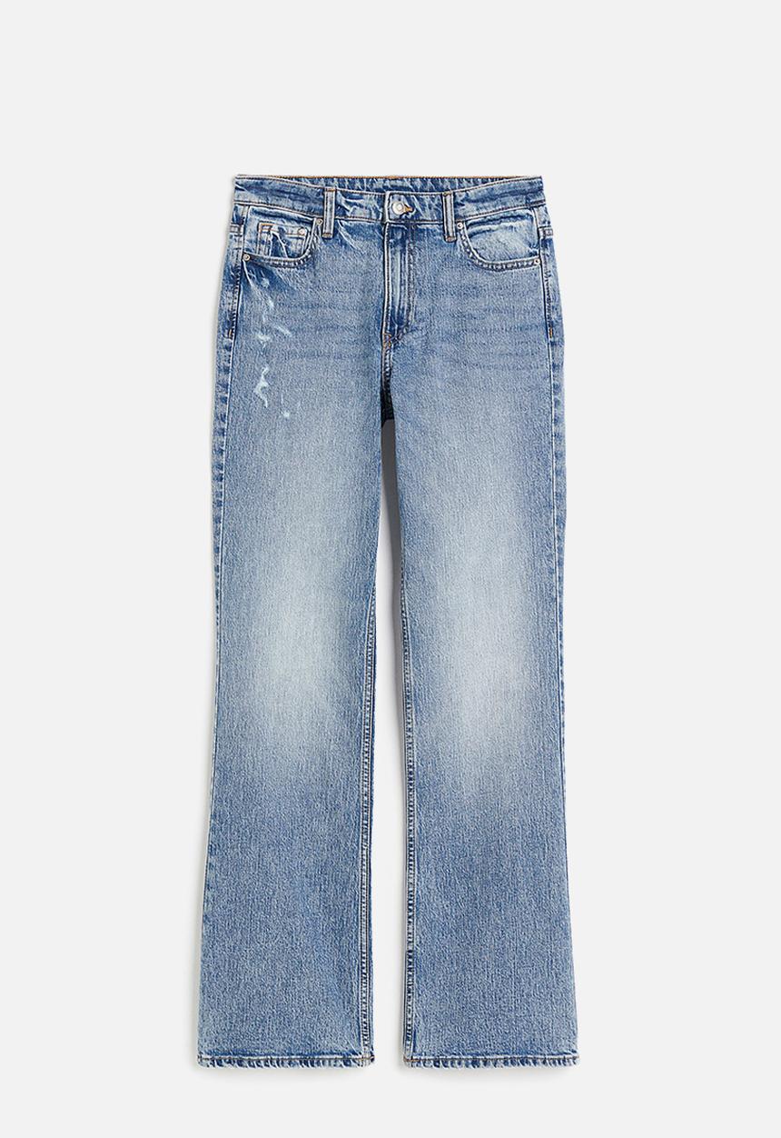 H&M - Bootcut high jeans - light denim blue