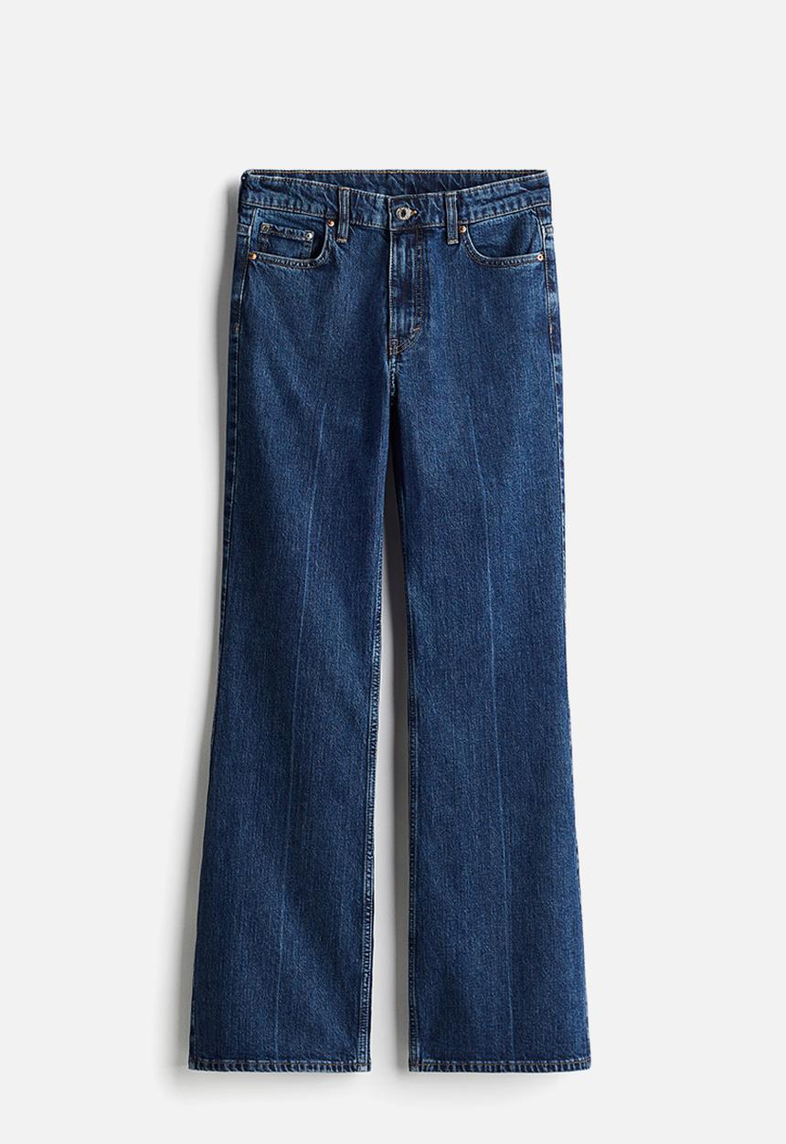 H&M - Bootcut high jeans - denim blue
