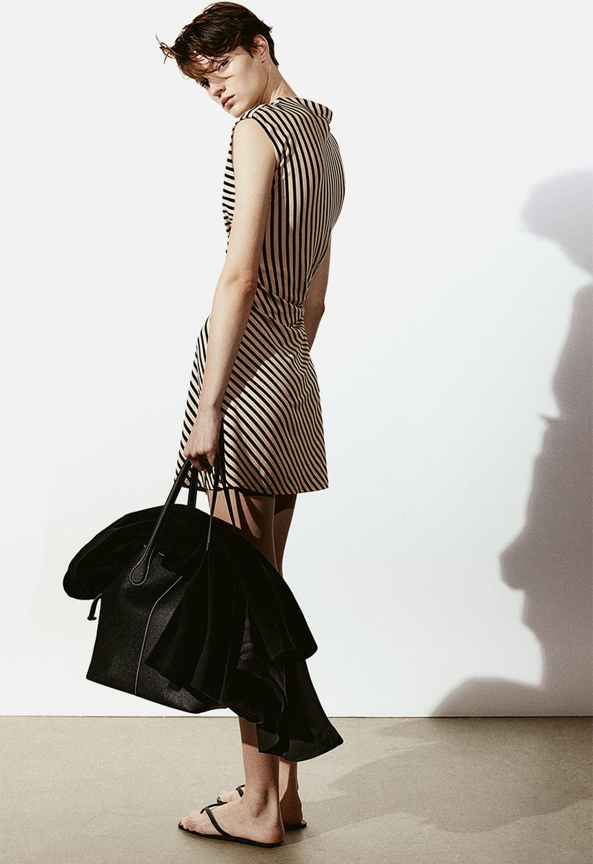 H&M - Draped jersey dress - beigei