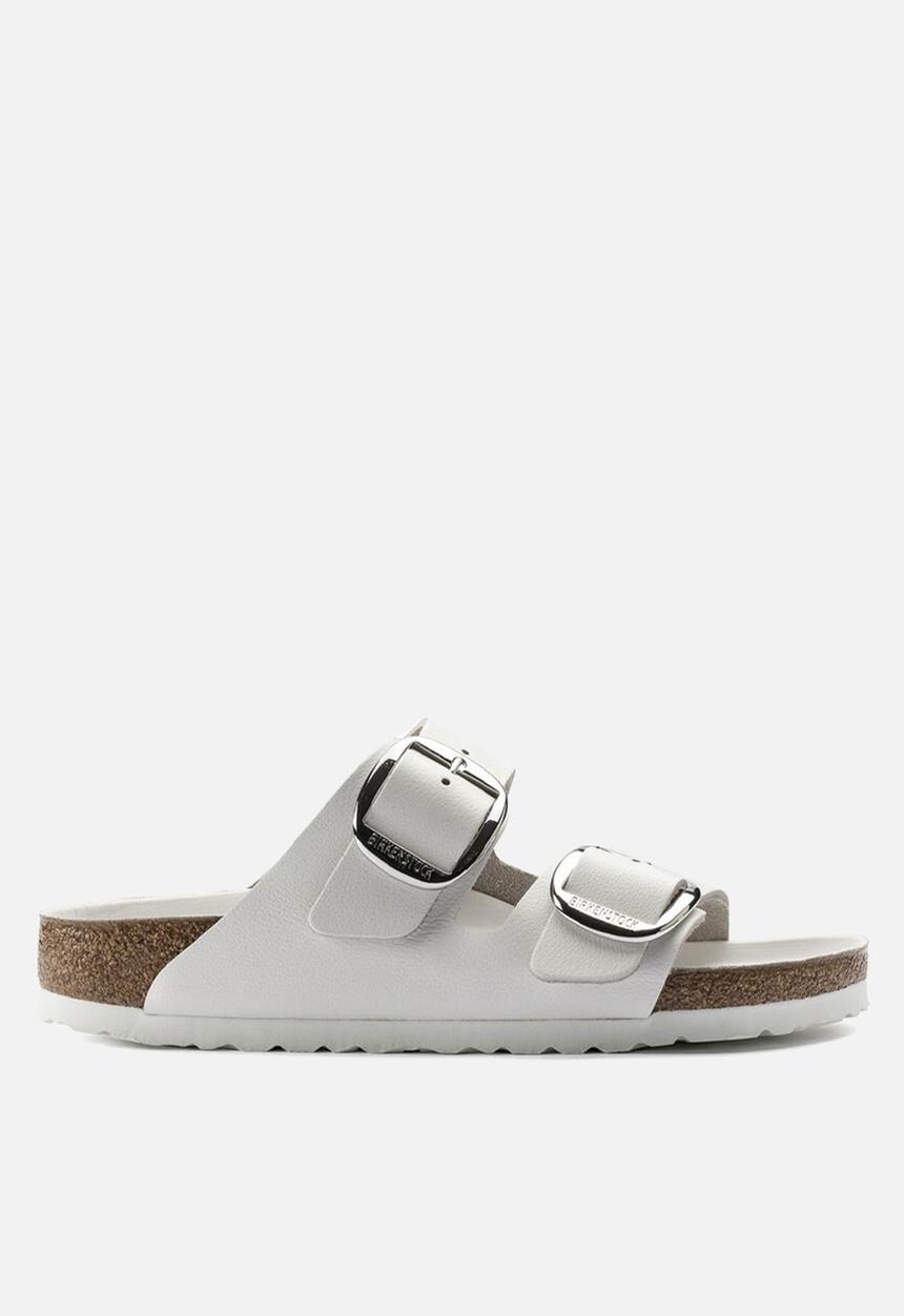 Birkenstock - Arizona big buckle leather narrow - white