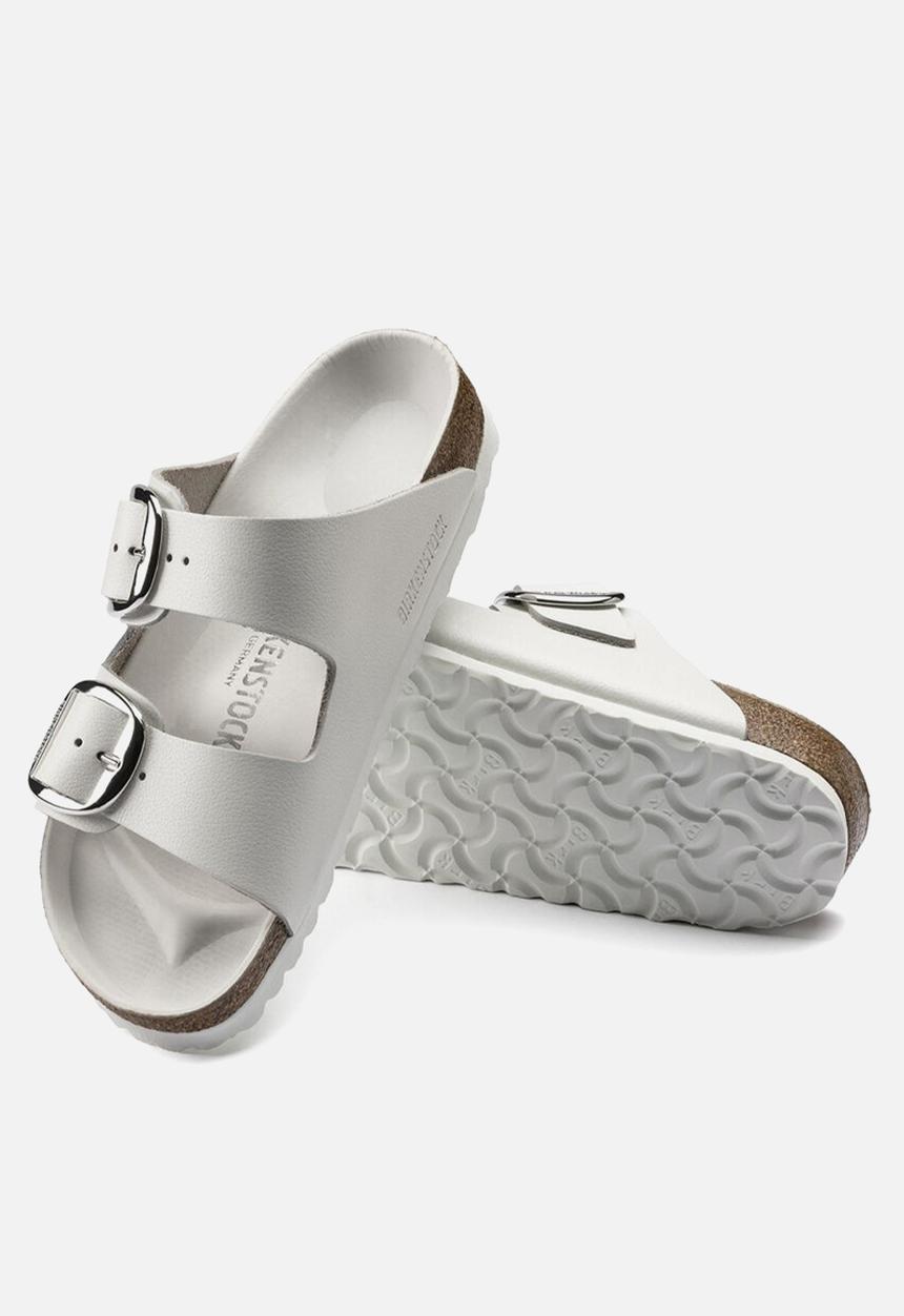 Birkenstock - Arizona big buckle leather narrow - white