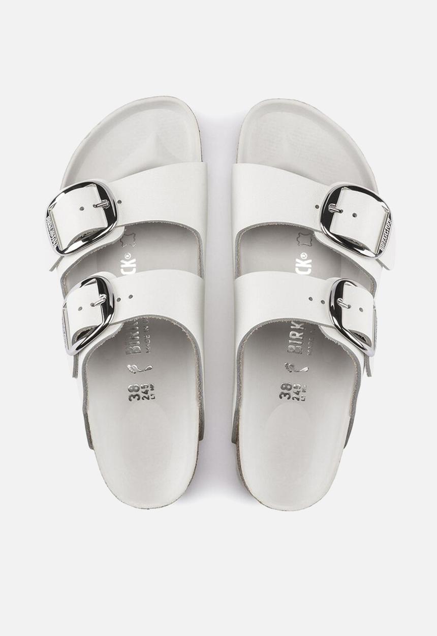 Birkenstock - Arizona big buckle leather narrow - white