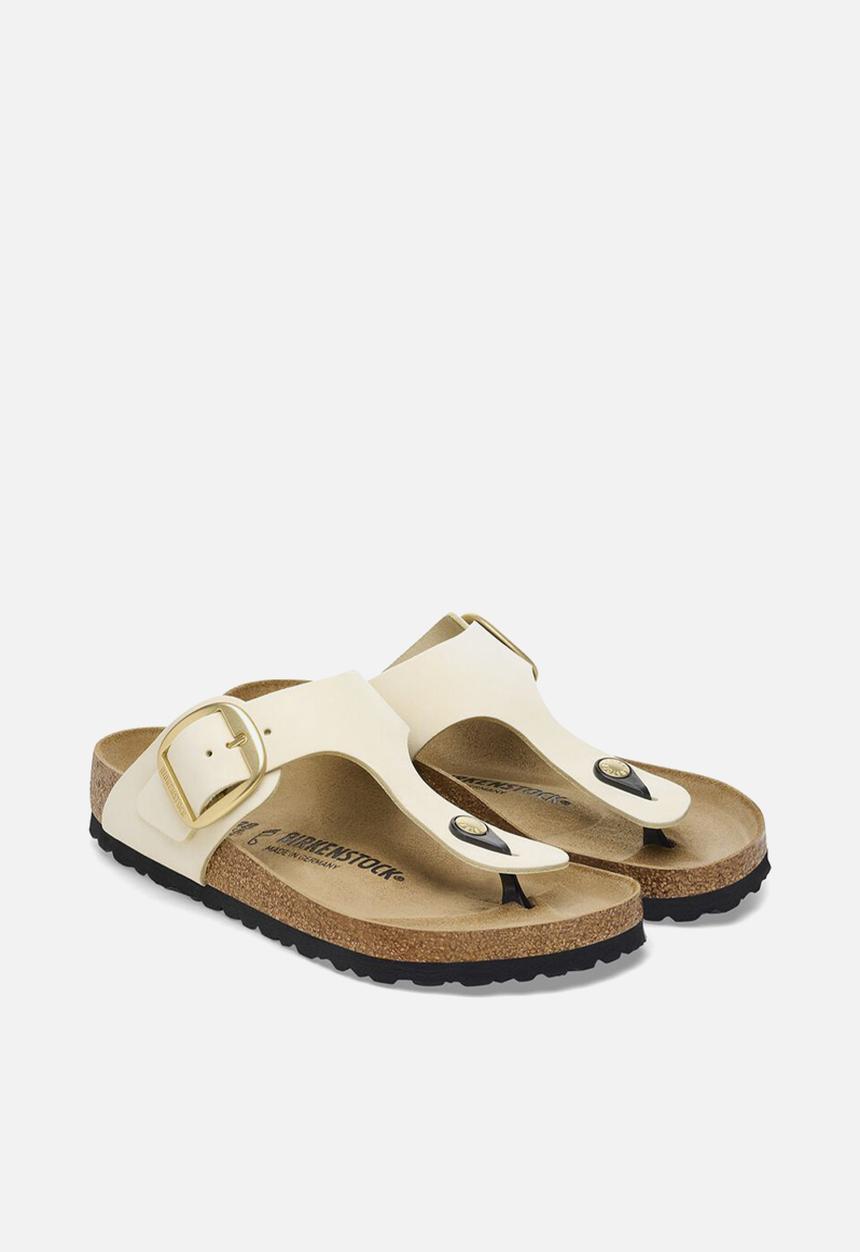 Birkenstock - Gizeh big buckle leather regular - ecru