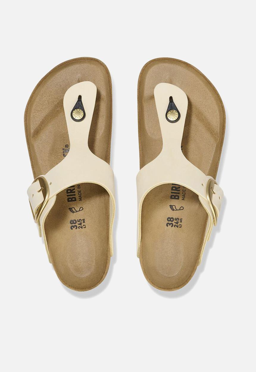 Birkenstock - Gizeh big buckle leather regular - ecru