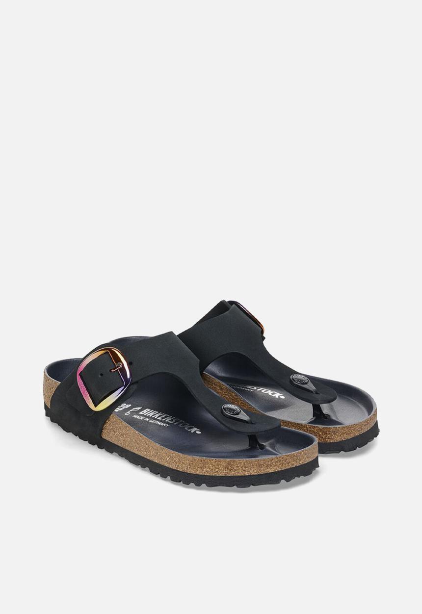 Birkenstock - Gizeh leather regular - black