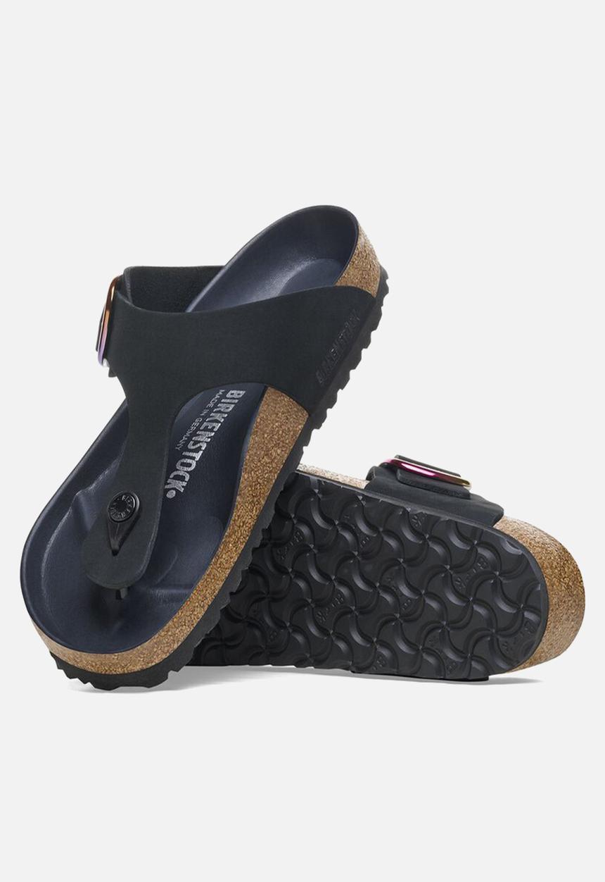 Birkenstock - Gizeh leather regular - black