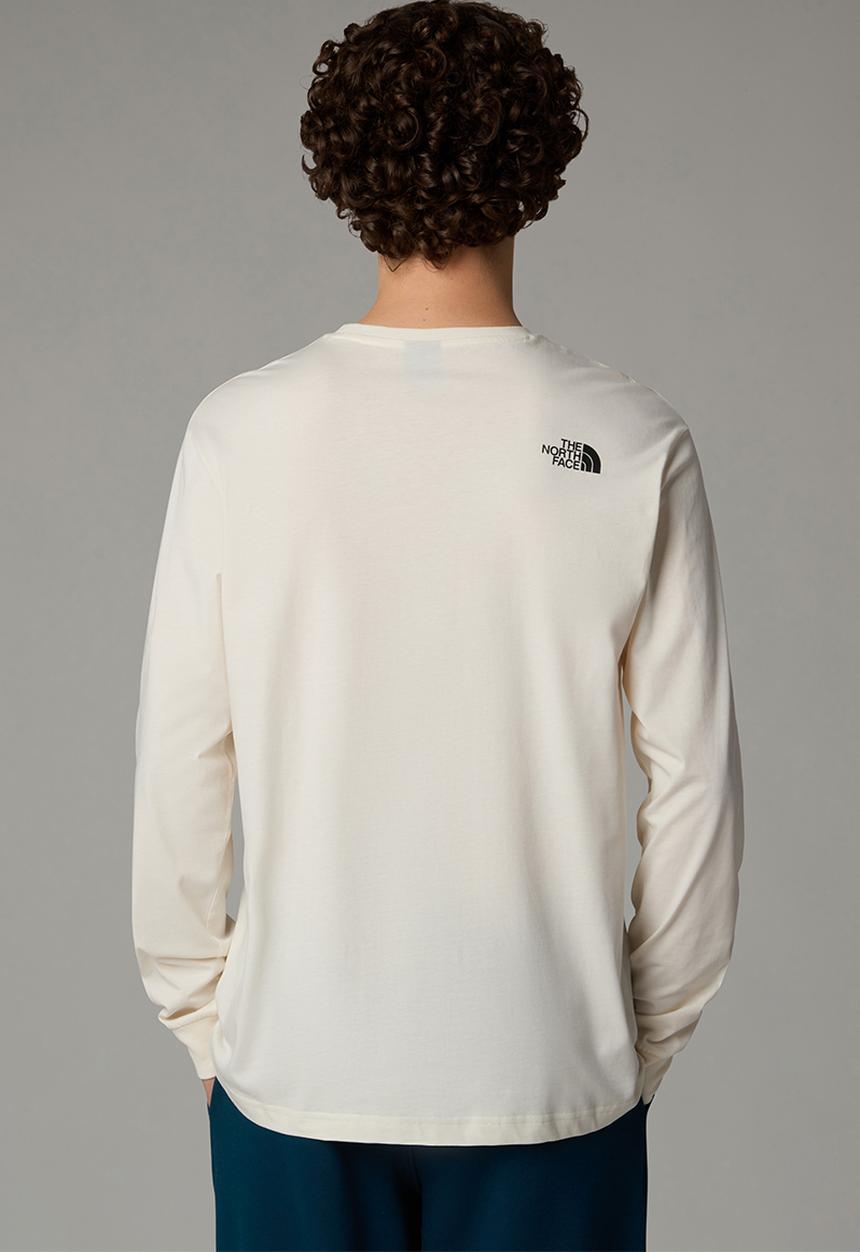 The North Face - M Ls Tee Varsity Graphic - White Dune (QLI)