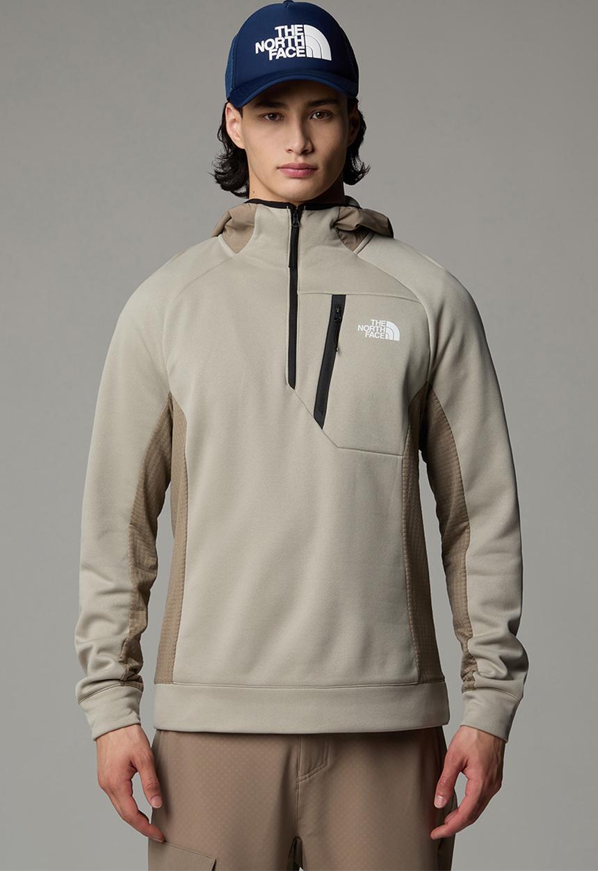 The North Face - M Ma Fleece Hd ¼ Zip - Clay Grey-Cavern Grey (5II)