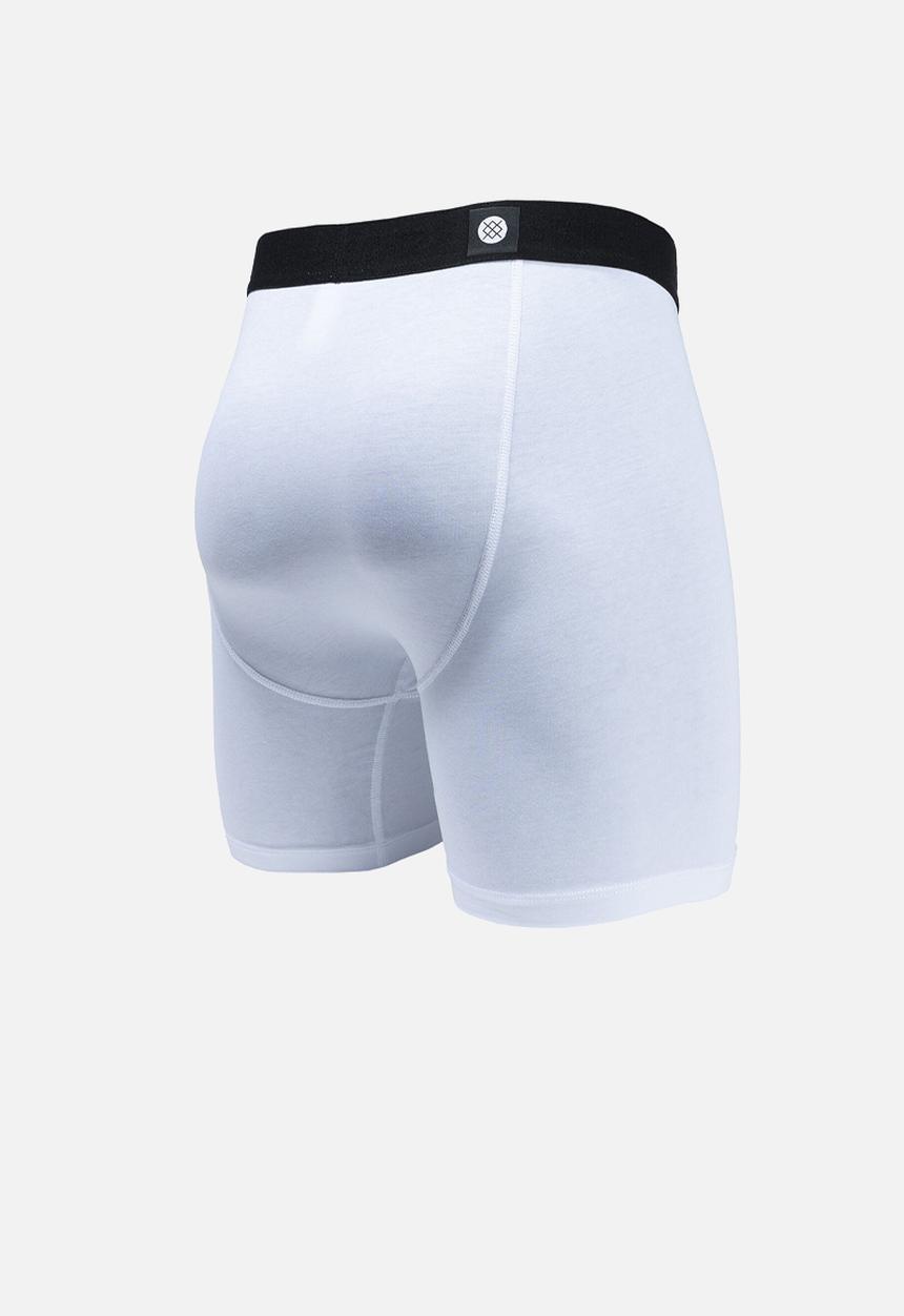 Stance Socks - Standard 6in boxer brief cotton blend - white
