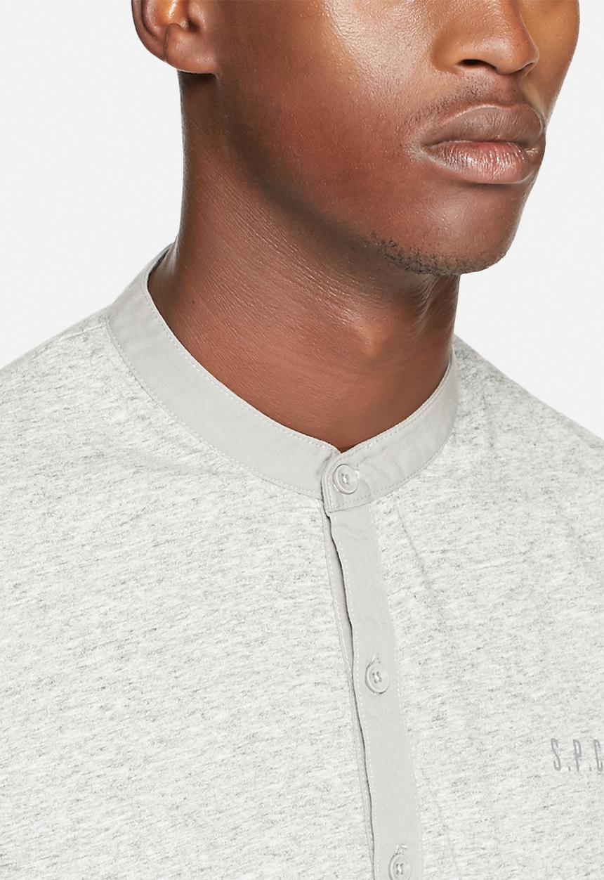S.P.C.C - Woven Placket Henley Tee