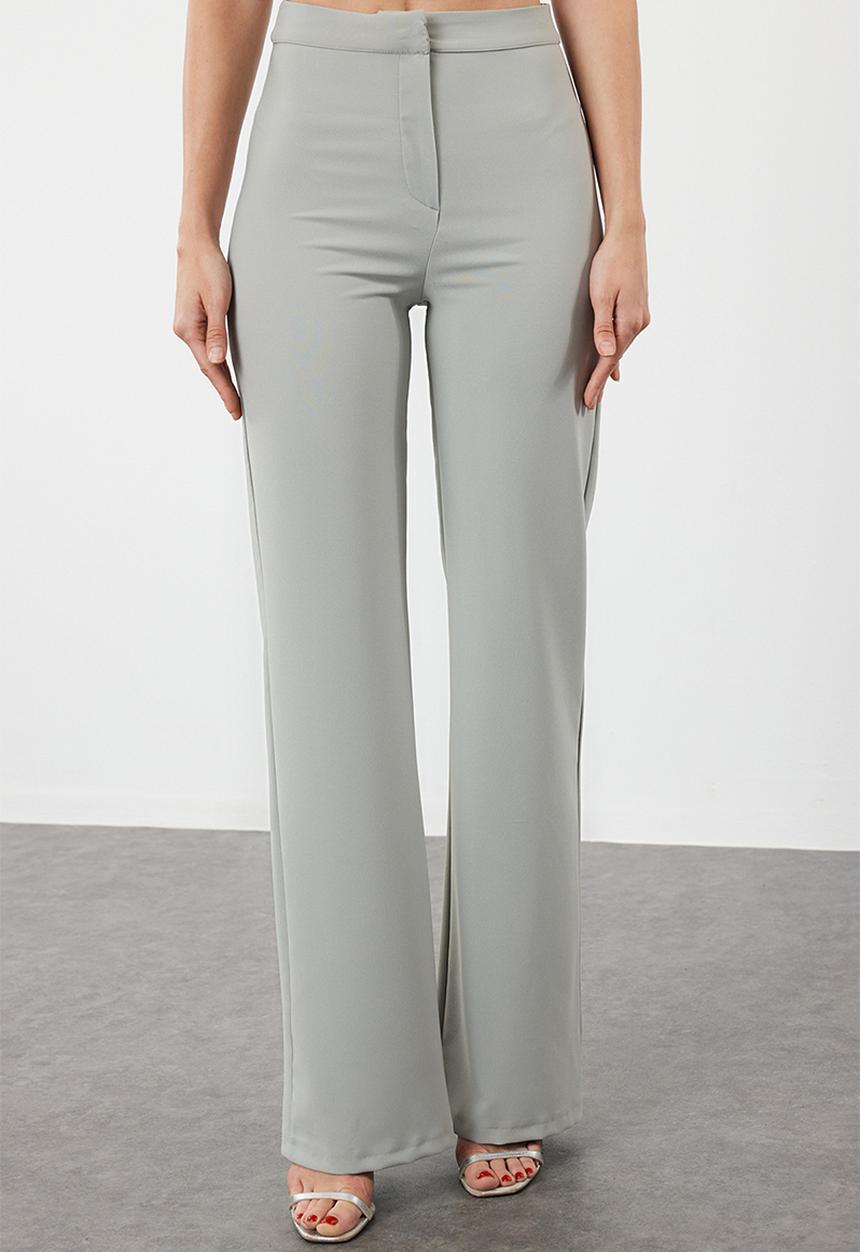 Trendyol - Carmen collar woven top-bottom set - mint