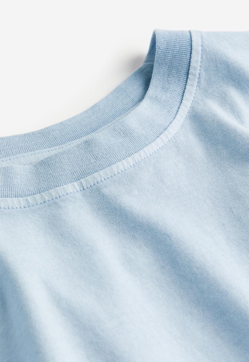 H&M - Oversized t-shirt - light blue