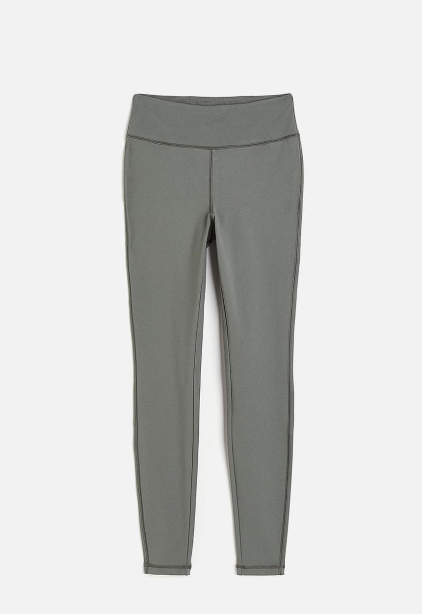 H&M - Sporty-style leggings - dusty green
