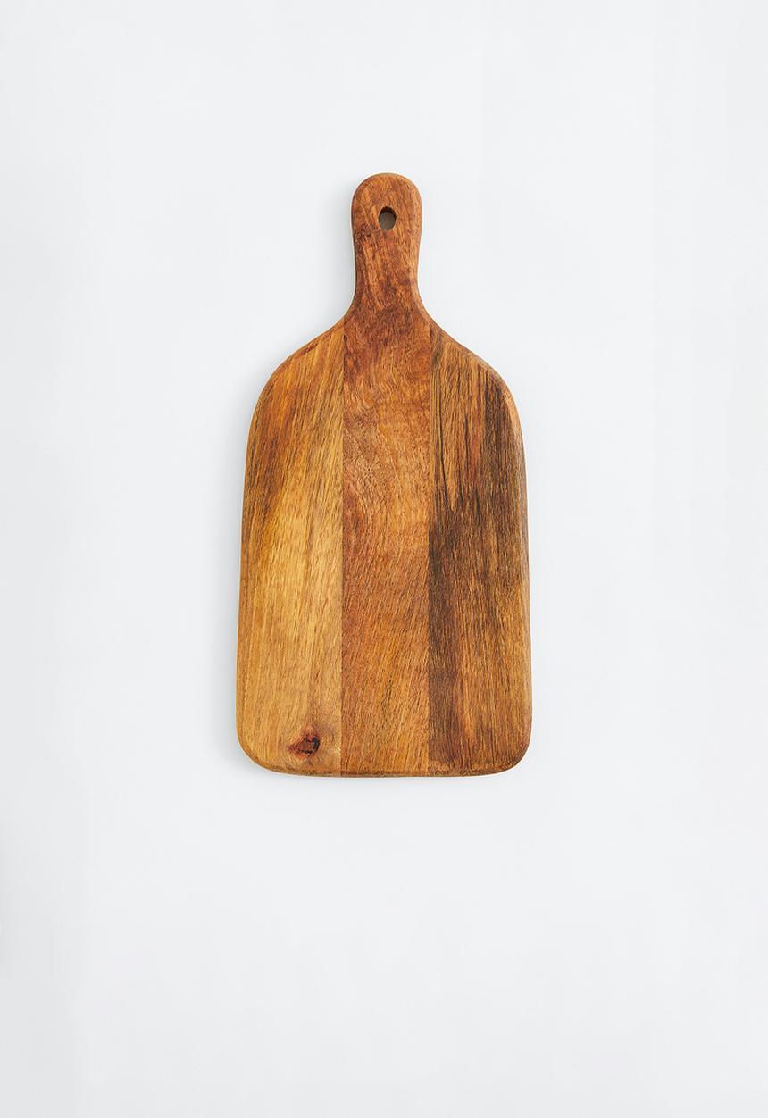H&M - Small wooden chopping board - brown mango wood 
