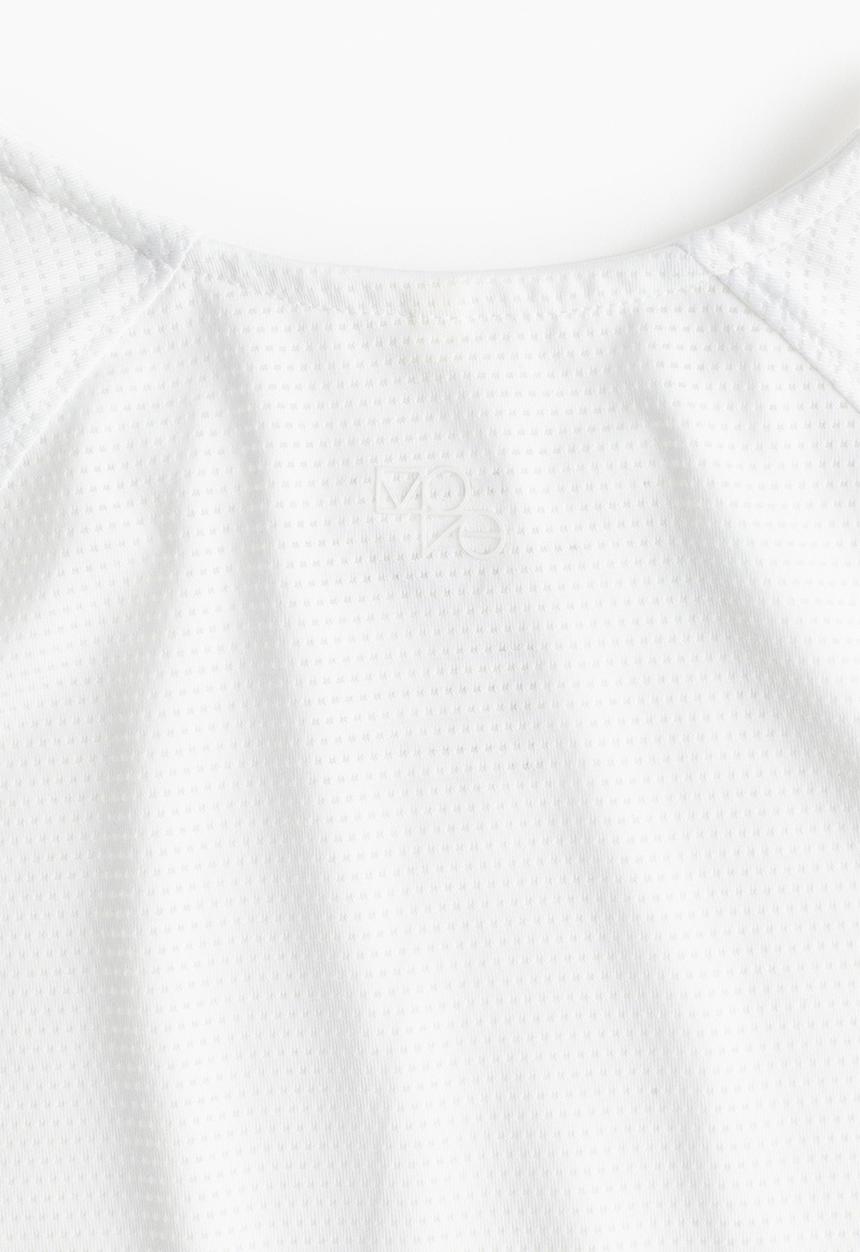 H&M - Drymove™ mesh sports T-shirt - white