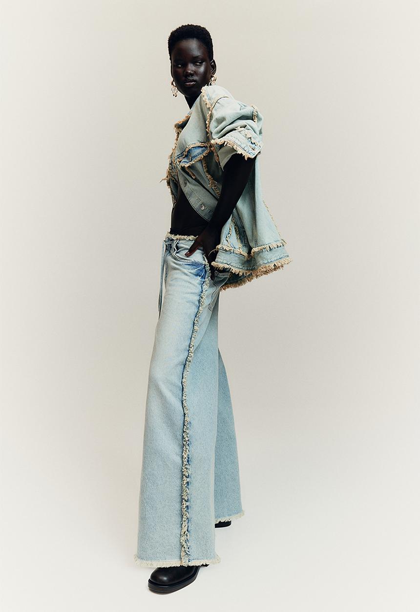 H&M - Baggy regular jeans - pale denim blue