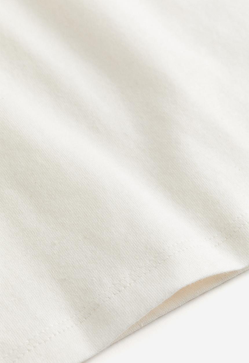 H&M - Printed t-shirt - cream champ de mars