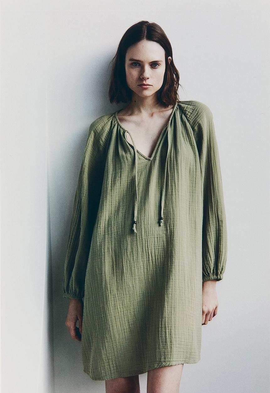 H&M - Tunic dress - khaki green