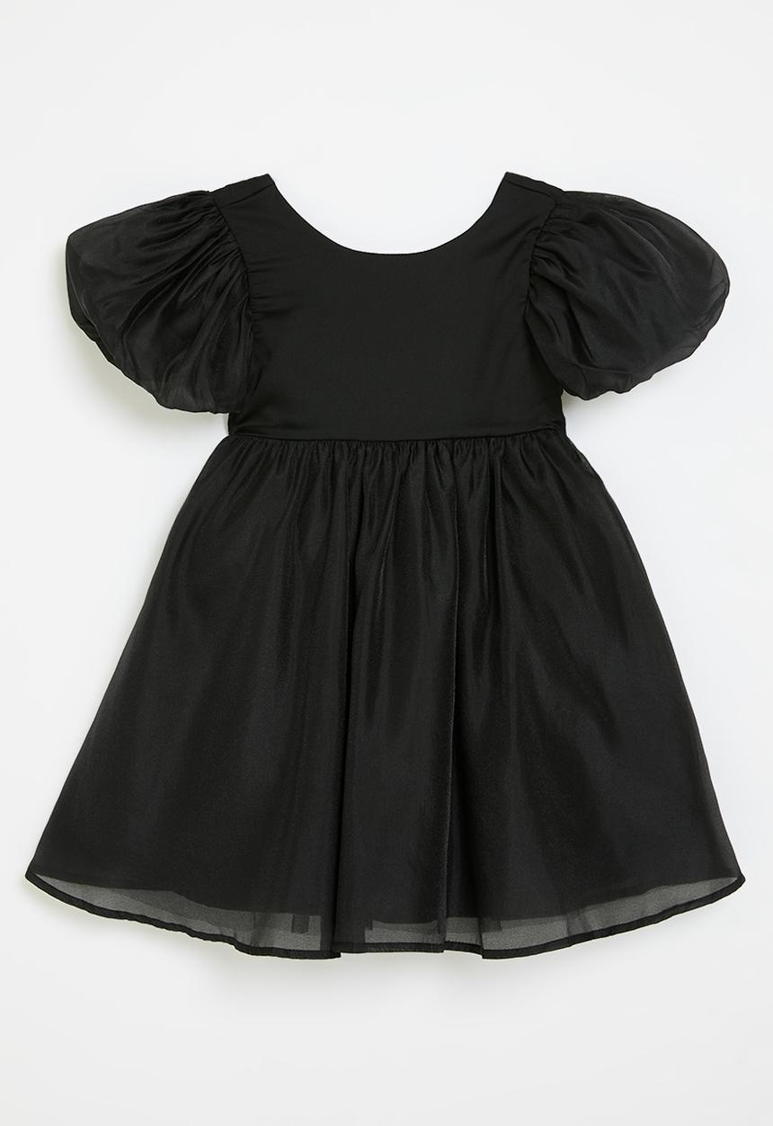 Pop Candy - Puff sleeve dress - black