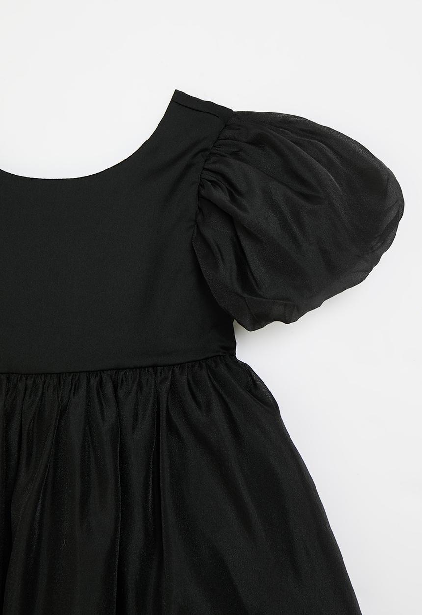 Pop Candy - Puff sleeve dress - black