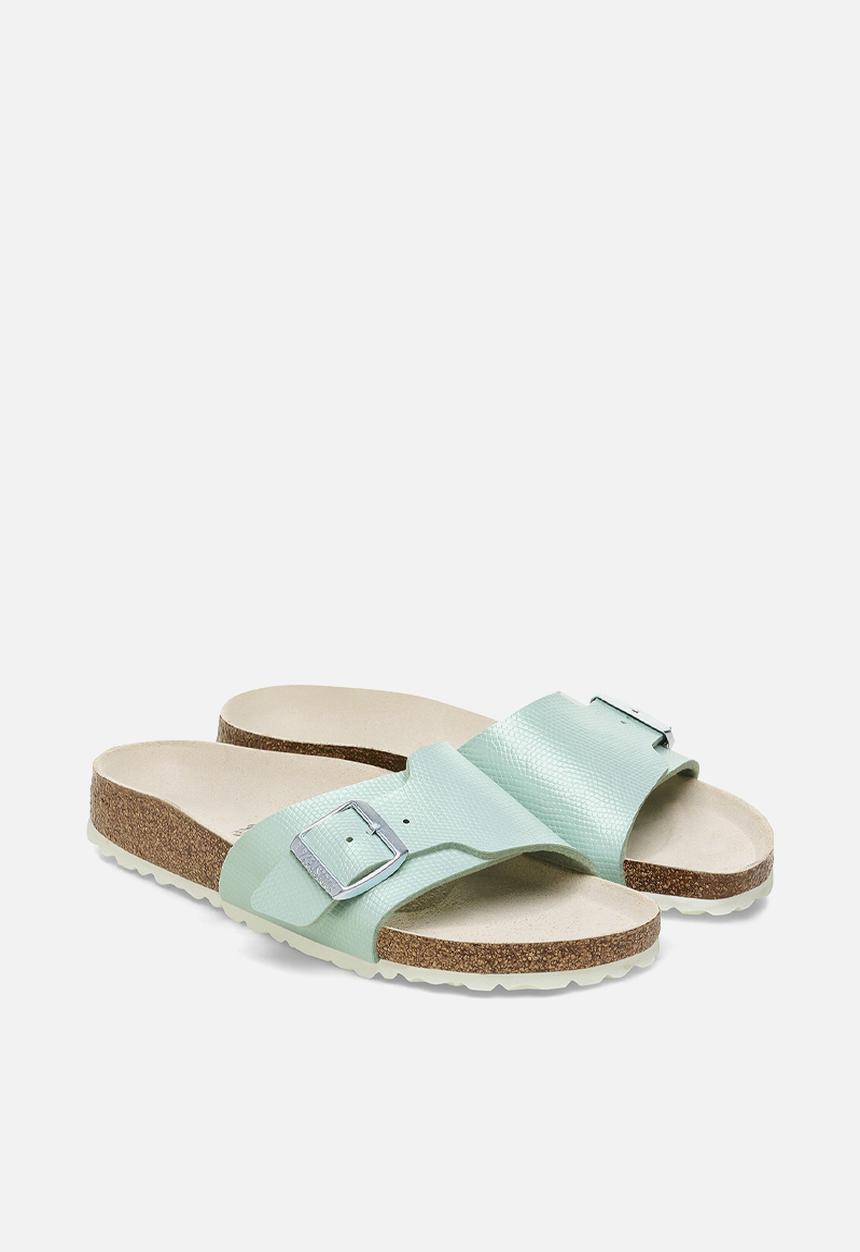 Birkenstock - Catalina shiny lizard narrow - surf green