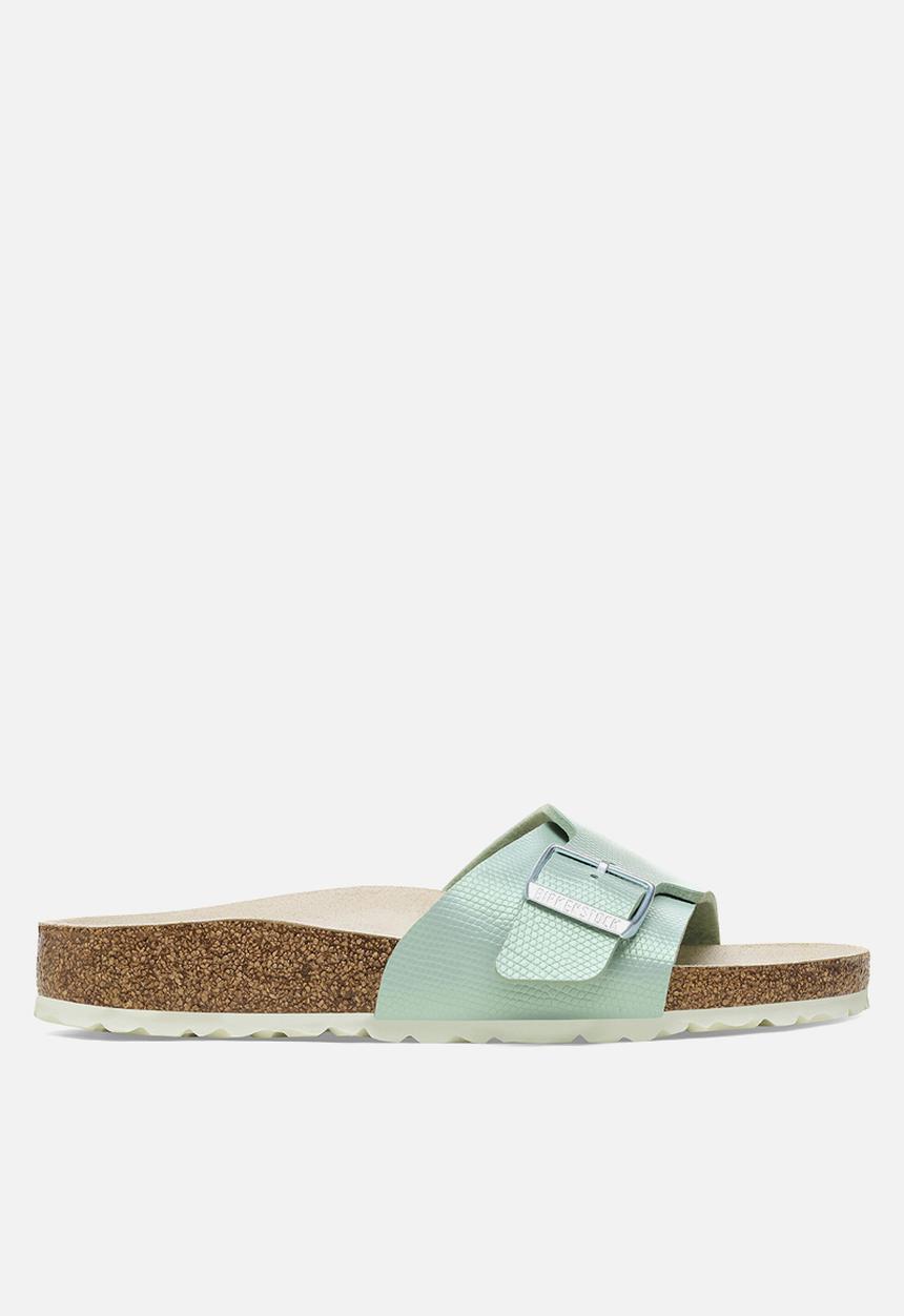 Birkenstock - Catalina shiny lizard narrow - surf green