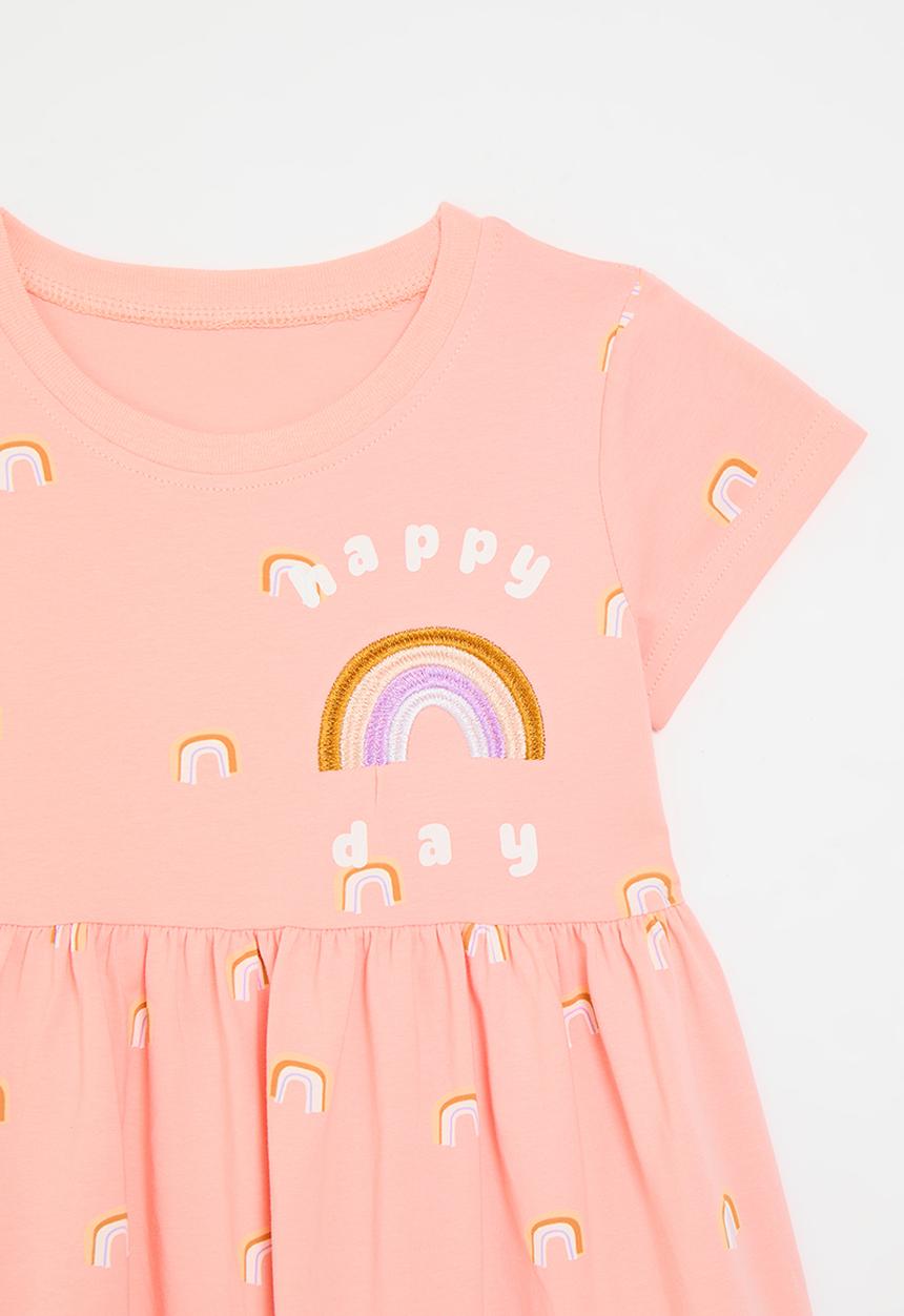 Pop Candy - Printed dress - orange