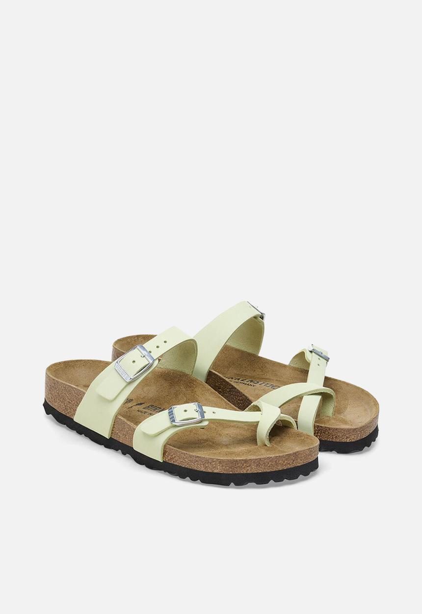 Birkenstock - Mayari leather narrow - faded lime