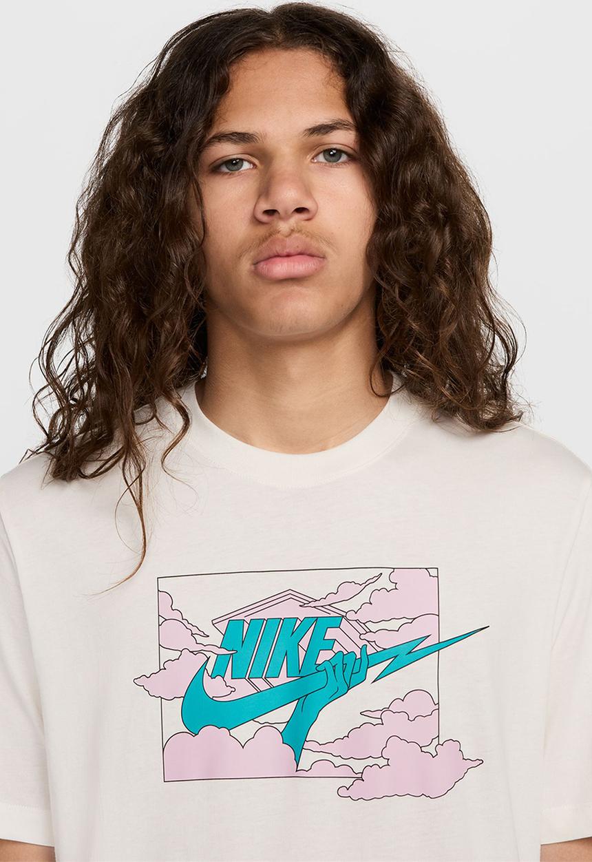 Nike - Nike Club Men's T-Shirt  - sail