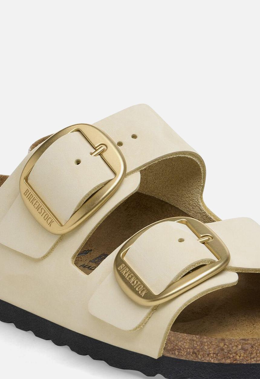 Birkenstock - Arizona big buckle leather narrow - ecru