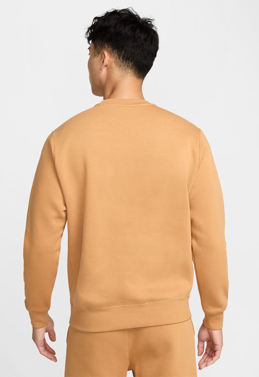 Nike - Nike Sportswear Club Fleece Men's Crew - flax/white