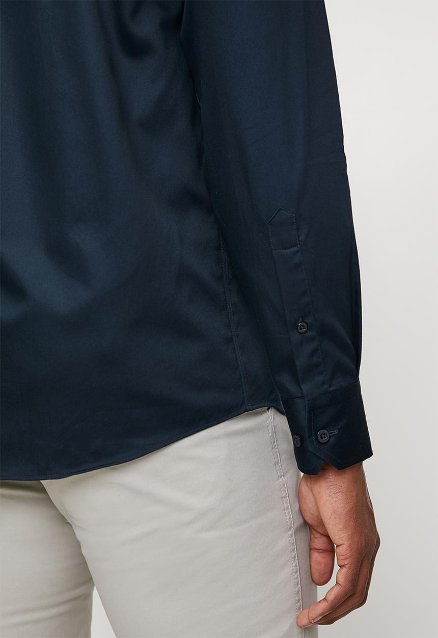Pringle of Scotland - William long sleeve classic shirt - navy