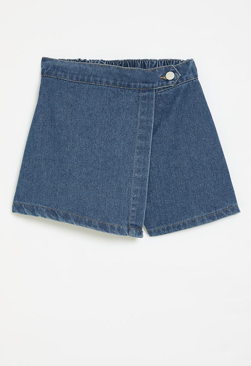 Pop Candy - Denim skort-blue
