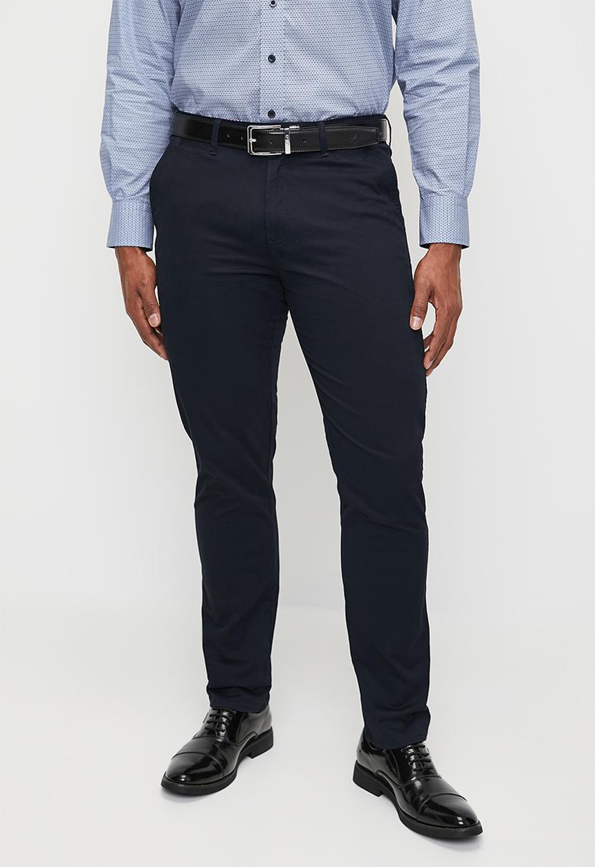 Pringle of Scotland - Jorge tailored fit chinos - navy