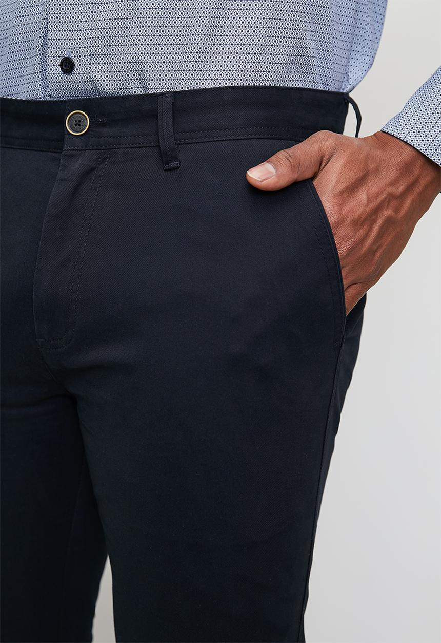 Pringle of Scotland - Jorge tailored fit chinos - navy