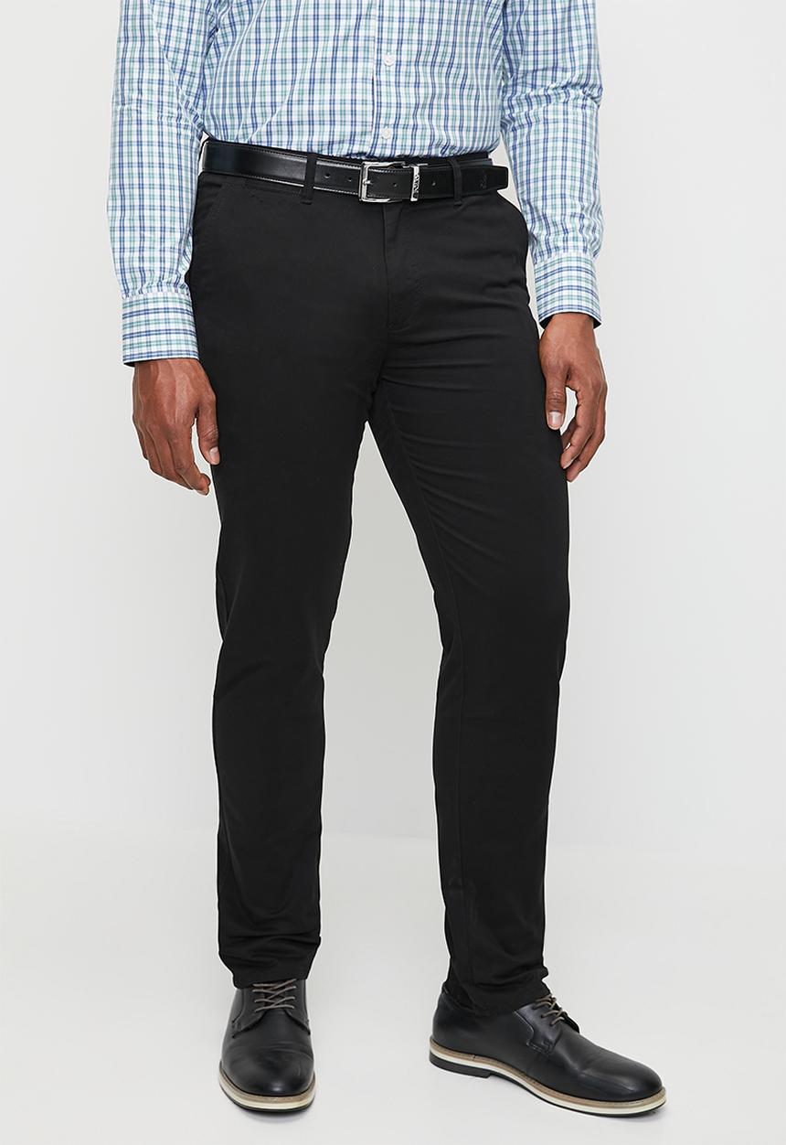 Pringle of Scotland - Jorge tailored fit chinos - black