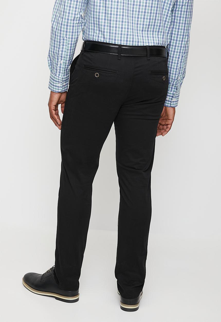 Pringle of Scotland - Jorge tailored fit chinos - black