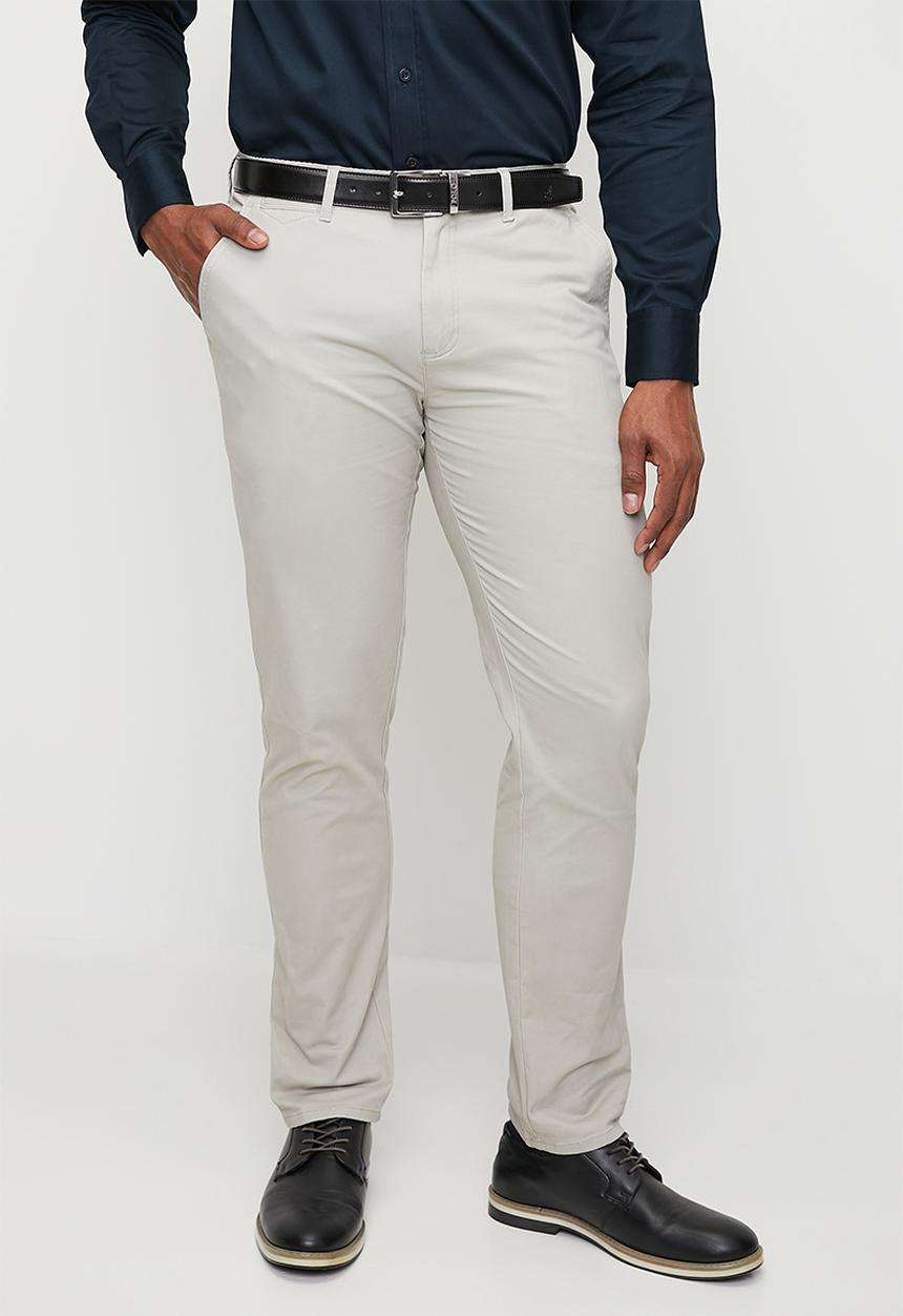 Pringle of Scotland - Jorge tailored fit chinos - stone