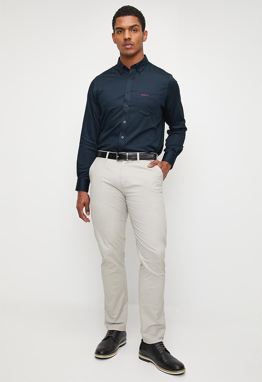 Pringle of Scotland - Jorge tailored fit chinos - stone