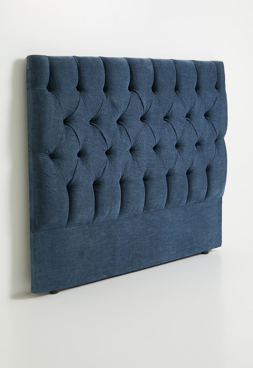 Sixth Floor - Molo Deep button headboard - Indigo