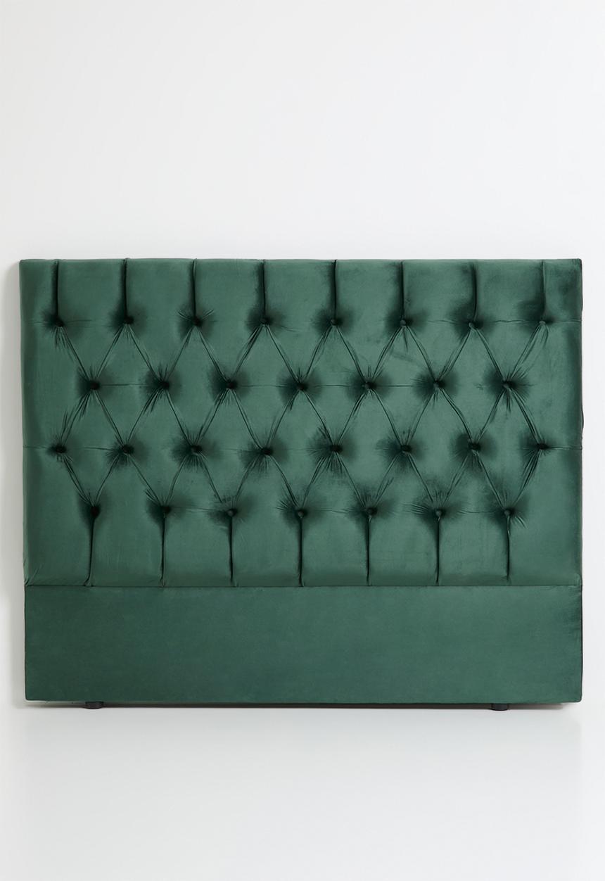 Sixth Floor - Molo Deep button headboard - Green