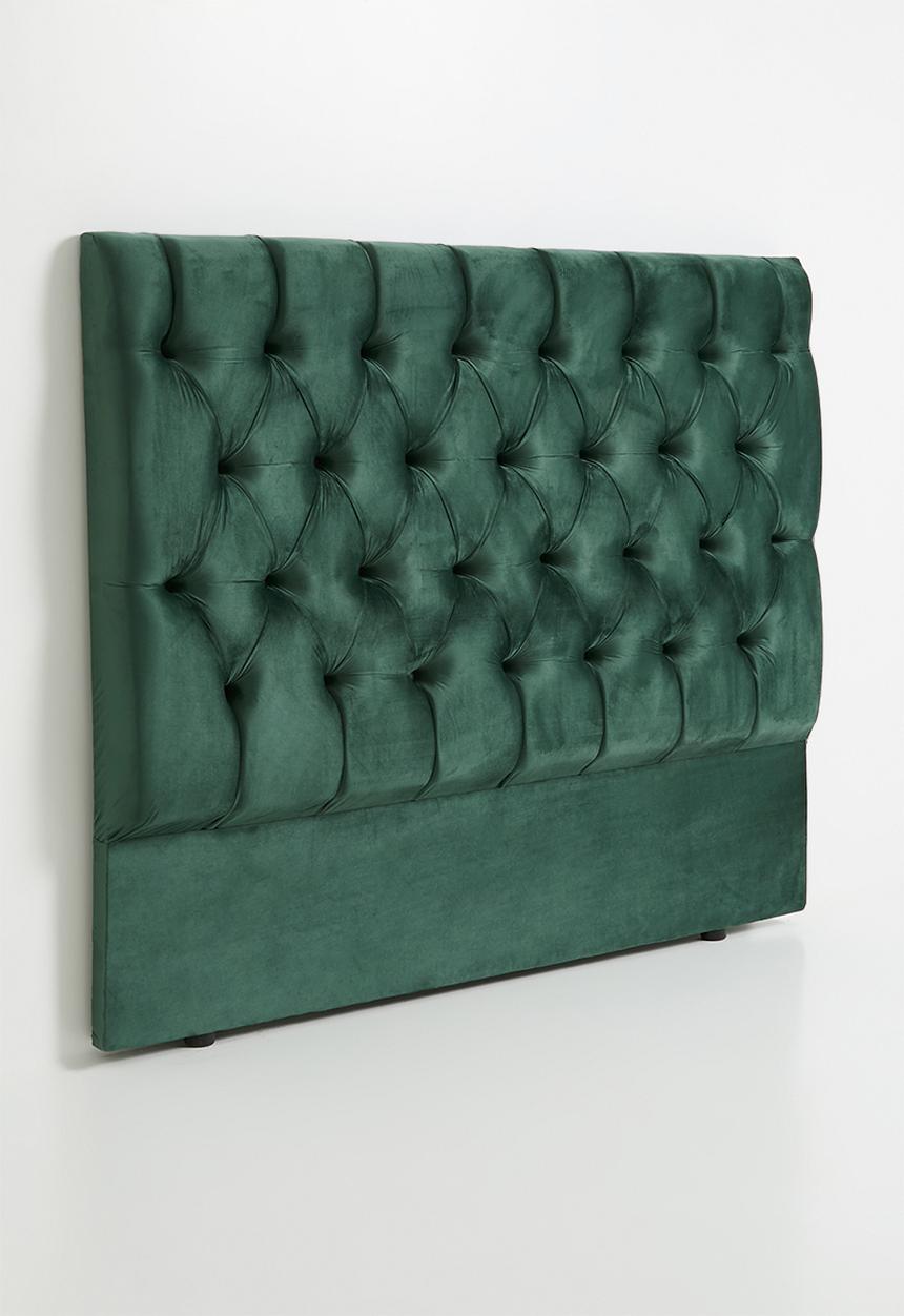 Sixth Floor - Molo Deep button headboard - Green