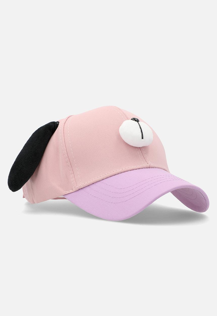 Pop Candy - Colour block novelty cap - pink & lilac