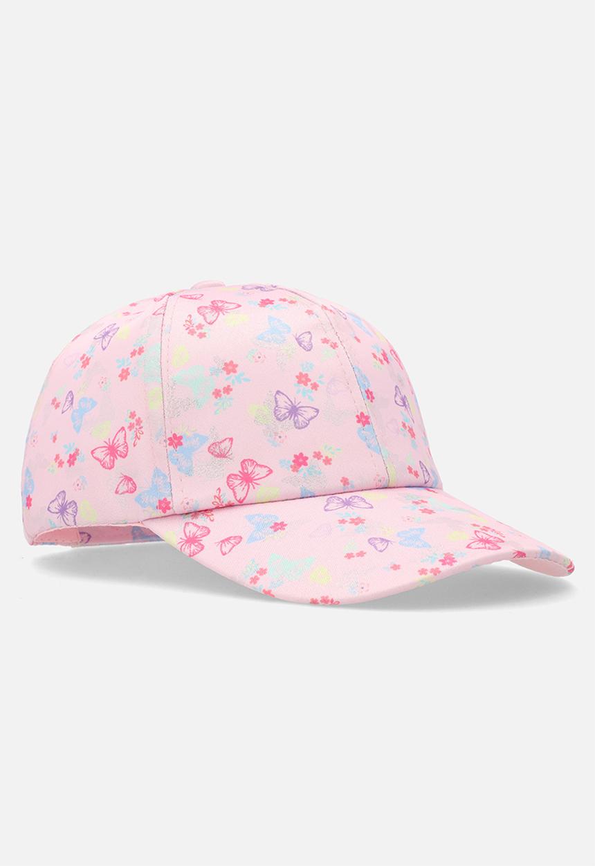 Pop Candy - Butterfly print cap - pink